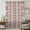 Pink, variant on Red Boho Southwestern Sheer Curtains 108" Extra Long for Living Room, Farmhouse Aztec Tribe Ethnic Motifs Light Filtering Privacy Drapes, Semi Sheer Window Treatment for Floor to Ceiling Window