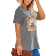 thumbnail image 2 of XCHQRTI Nashville Shirt Womens Oversized Nashville Music Plus Size Shirt Tennessee Country Graphic Short Sleeve Tshirt, 2 of 7