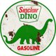 thumbnail image 1 of Placa Metal Vintage Redonda Dino Oil Company Pintura Hierro para Pared 30x30cm, 1 of 8
