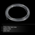 thumbnail image 3 of PMMA Fiber Optic Light Side Glow Cable, 19.7ft Length 0.2in(5mm) OD LED Hotels, KTV, DIY Art, Home Decoration, 3 of 5