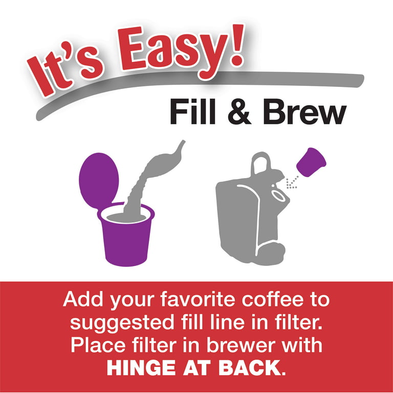 Fill 'N Brew Coffee Filter, Reusable