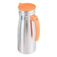 thumbnail image 4 of Jarra de agua fría de acero inoxidable de 1,0 L, recipiente para bebidas para uso diario, resistente a roturas, versátil, de 3,3 x 9 pulgadas con asa Naranja, 4 of 8
