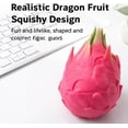 thumbnail image 2 of Dragon Fruit Squishy, Realistic Squeeze Dragonfruit, Slow Rising, Rebounding Sensory, Giant Dragonfruit Squishy Jumbo, 2 of 7