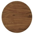 thumbnail image 3 of Modway Viva Round Metal & Acacia Wood Side Table in Black and Light Oak, 3 of 3