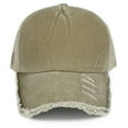 thumbnail image 2 of beishanbush Baseball Caps Summer Distressed Cotton Women Caps Baseball Hat Mesh Sun Sport Hats Hop Cap Streetwear Adjustable Khaki, 2 of 4