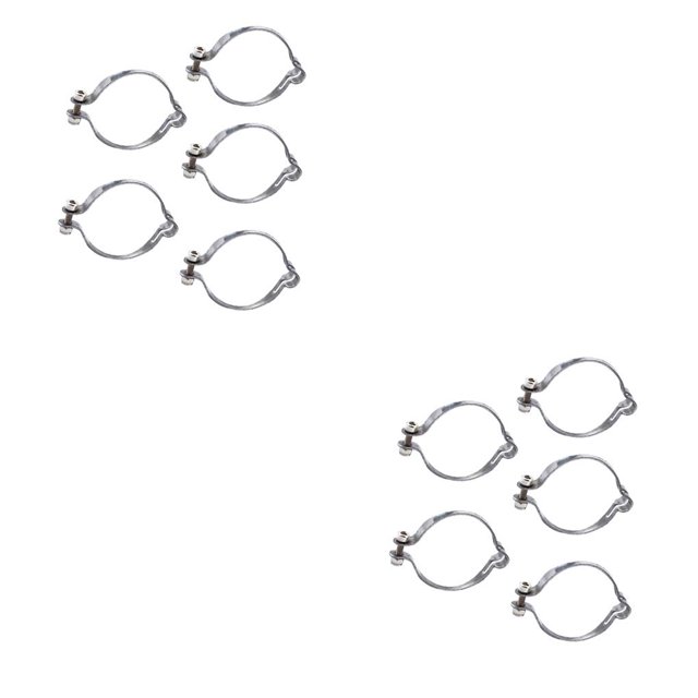 Eigraketly Abrazadera de línea de freno, Material de acero antideslizante, asiento de paso de cable resistente al desgaste, fijador ligero de 25,4mm, 5 25.4mm【5PCS】 2piezas Eigraketly CBP261849