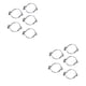 thumbnail image 4 of Soidarity Abrazadera de línea de freno Diseño hueco Material de acero Cable resistente al desgaste Asiento de paso Bordes redondeados Fijador 31.8 mm【5 piezas】 2piezas, 4 of 6