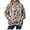 Dark Green, variant on Women Camo Hoodies Maple Leaf Oversized Fleece Hooded Sweatshirt Loose Long Sleeve Pullover Top with Pocket Couple