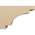 thumbnail image 3 of 10"W x 30"D x 20"H Classic Mediterranean Rough Cedar Woodgrain TimberThane Corbel, Primed Tan, 3 of 6