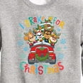 thumbnail image 3 of Paw Patrol - I Brake For Christmas - Toddler And Youth Crewneck Fleece Sweatshirt, 3 of 6