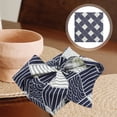 thumbnail image 3 of Shisuyan Japanese Present Handkerchief Cotton Wrapping Cloth Dark Blue 1Pcs, 3 of 8