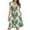 Green, variant on Alkepwun Womens Floral Summer Dresses Casual Short Sleeve V Neck T Shirt Dresses Beach Vacation Loose Swing Short Dresses with Pockets