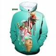 thumbnail image 3 of Sudadera con capucha con estampado 3D de helado divertido para hombres y mujeres, sudaderas casuales de talla grande, sudaderas con capucha, jerséis para hombre, ropa de calle, 3 of 5