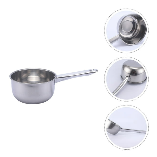 Minkissy 2 Pcs Louches de Service en Acier Inoxydable pour Protéger du Brûlure Restaurant