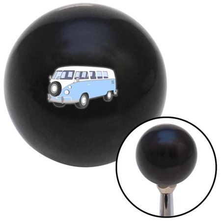 American Shifter Baby Blue Camper Black Shift Knob with M16 x 1.5 Insert Shifter Auto Manual Custom
