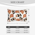 thumbnail image 6 of Fotbe Sushi Roll Pillow Cases - Envelope Closure - Luxury, Extra Soft, Cooling Pillow Covers - Wrinkle, Fade, Stain Resistant-20"x30", 6 of 9