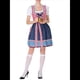 thumbnail image 2 of Disfraz de Oktoberfest Alemán para Mujer, Estilo Dirndl, para Adultos, para de Cerveza Tradicional, Disfraz de Sirvienta. Azul Marino L, 2 of 7