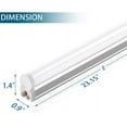 thumbnail image 3 of Barrina 23.15" 1100lm LED Under-Cabinet Lights, 6500K (6 Count), 3 of 6