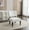 98#White, variant on DUOSONG Elon Contemporary Velvet Upholstered Accent Chair, Gray Gray Polyester Furniture Primary Living Space Chairs & Accent Seating