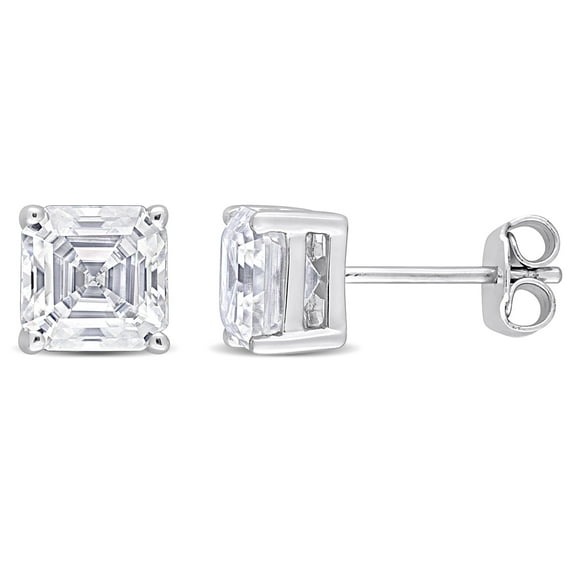 Everly Women's Created Moissanite Sterling Silver Earrings