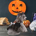 thumbnail image 5 of Juego de telaraña de calabaza, suministros para mascotas de Halloween, ropa para perros, vestido de bruja, disfraz para perros, vestido de murciélago, día de Navidad, 5 of 5