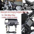 thumbnail image 2 of Soporte de navegación para motocicleta, soporte negro con carga USB para teléfono móvil F900R F800Gs F700Gs S1000Xr, 2 of 5