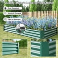 thumbnail image 3 of Raised Rectangle Garden Beds Outdoor, Galvanized Metal Planter Box for Plants, Vegetables, and Flowers, 3 of 8