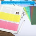 thumbnail image 4 of Uxcell 10 Pcs Guided Reading Strips 19cmx7cm Tracking Highlight Colored Overlay Bookmark Reduce Visual Stress with Line Purple, 4 of 4