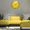 thumbnail image 4 of GZHJMY Fresh White Chamomile Daisy Flowers Round Wall Clock, 9.5 Inch Silent Battery Operated Quartz Analog Quiet Desk Clock for Home,Office,School,Library, 4 of 7