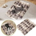 thumbnail image 1 of Reversible Soft Pet Bed Mat for Cats and Small Animals Warm Comfortable Cuddler Sleeping Pad Indoor Use All Season Cozy Rest, 1 of 5