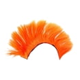 thumbnail image 2 of Peluca de casco de motocicleta, decoración de cabello , práctica peluca de cresta de , cosplay para celebración navideña, boda, fiesta Naranja, 2 of 8