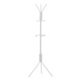 thumbnail image 1 of Monarch Specialties Coat Rack, Hall Tree, Free Standing, Hanging Bar, 6 Hooks, Entryway, 68"h, Bedroom, Metal, White, Contemporary, Modern, 1 of 4