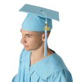 thumbnail image 4 of Bachelor Tassels Unisex Graduation Robe Hat Set Front Zipper Loose Tassel 2024 Year Tag College Bachelor Doctor Graduation Ceremony Gown Tassel Set, 4 of 8