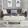 thumbnail image 2 of Roundhill Furniture Athens 3-Piece Set Modern Accent Coffee Table with Two End Tables, Off-White, 2 of 11