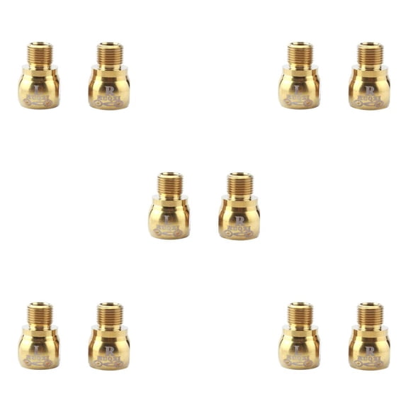 Toystoory 1 Pair Bike Bicycle Fixie Pedal Screws Adapters Extender Extension Type2 NO2