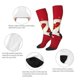 thumbnail image 3 of Fotbe Happy New 2025 Year Calcetas Divertidas Estampadas para Hombre y Mujer, Calcetas de Algodón hasta la Rodilla para Caminar, Correr, Enfermería y Embarazo, 3 of 6