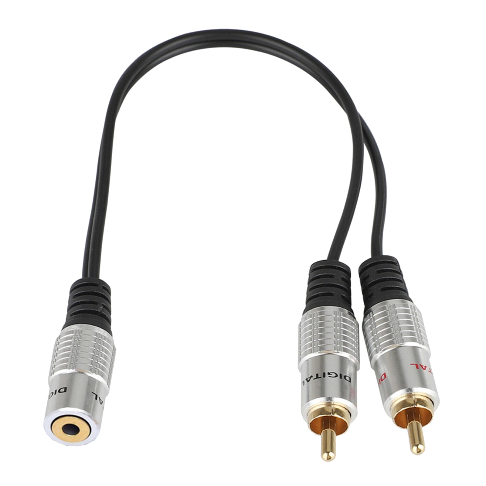 1.5m Black PRO SIGNAL 3.5mm 4 Pole Jack Plug to 3x Phono Plugs Lead RCA 