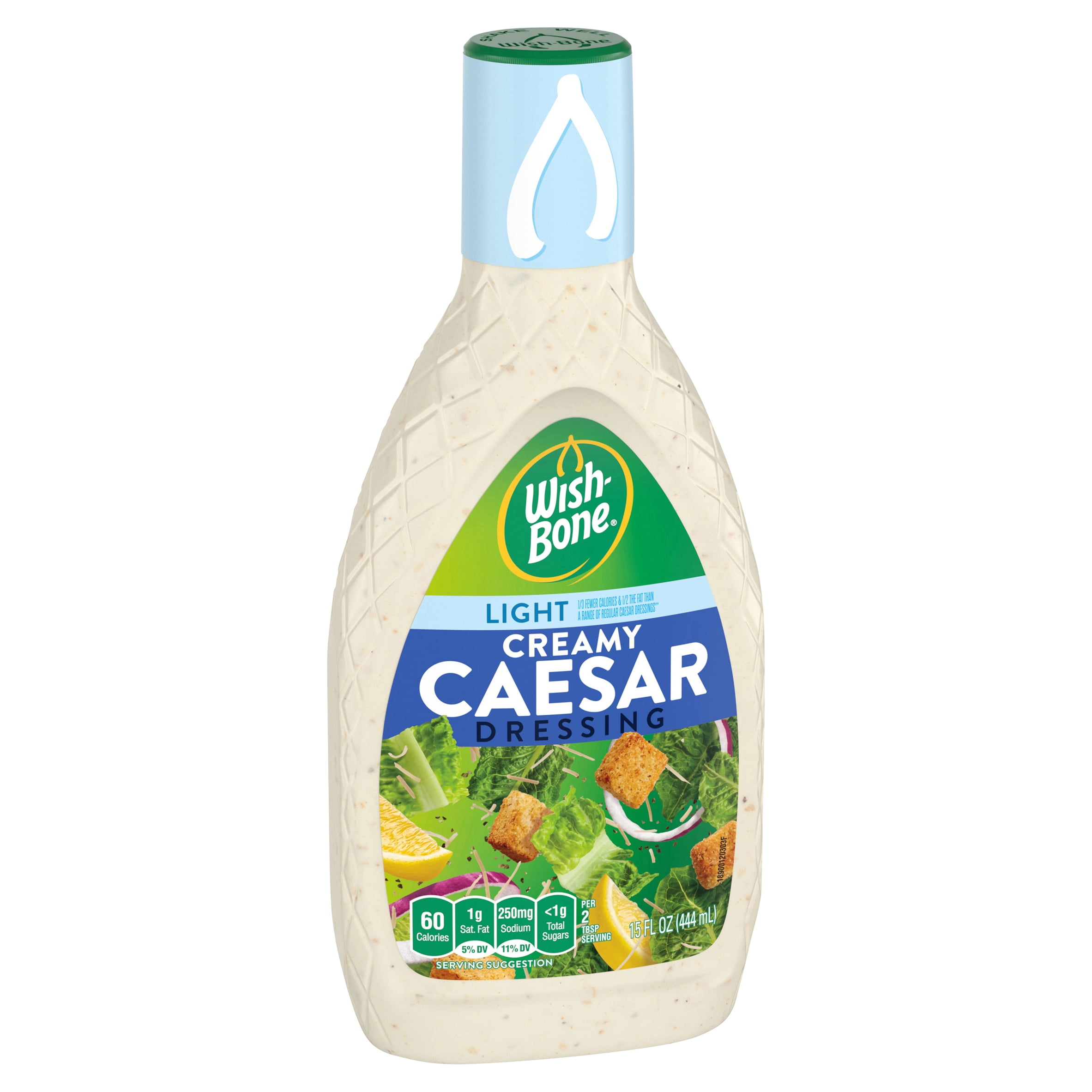 WishBone Light Creamy Caesar Dressing, 15 fl oz