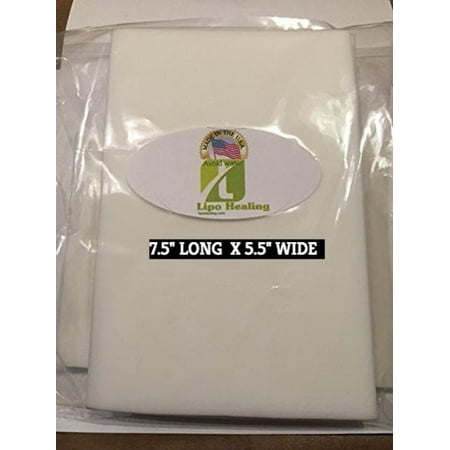 Lipo Form - Lipo Healing Lipofoam sheets 2 Pack smaller size Super Soft Made in the USA 7.5