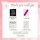 thumbnail image 4 of False Nails Short, French Stick on Nails, 24pcs Square Nude Press On Nails with Glue Sparks Fly Design Elegant Sweet Fake Nails for Women Girls (Firew, 4 of 4
