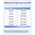 thumbnail image 3 of Projection Screen White Grid Anti-Light 16:9 for Home Portable Reflective Cloth ,Wrinkle-Free, 3 of 5