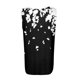 thumbnail image 3 of camiseta con estampado de chaleco sin mangas con cuello cuadrado plisado para mujer negro / 3xl, 3 of 4