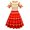 Dolores Robe, variante sur HAWEE Robe pour Demoiselles d'Honneur Mirabel/Pepa/Dolores/Luisa/Isabela Robe de Cosplay Encanto Robe de Princesse Manches Évasées Ligne A Évasée Jupe de Fête d'Anniversaire
