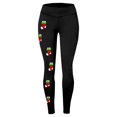 thumbnail image 3 of Gibobby leggings con bolsillos dama Mujer Impresión digital 3D Navidad Leggings Pantalones para yoga Correr Gimnasio Pantalones de yoga Medias Compresión Yoga Correr Fitness (Rojo, M), 3 of 4