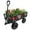 Black, variant on Jump Into Fun Wagon Cart, Steel Mesh Garden Cart with 10" Solid Wheel, Utility Wagon 660LBS Capacity, Garden Wagon with Removable Sides, Folding Garden Cart and Wagon Heavy Duty, Yard Wagon, Blue