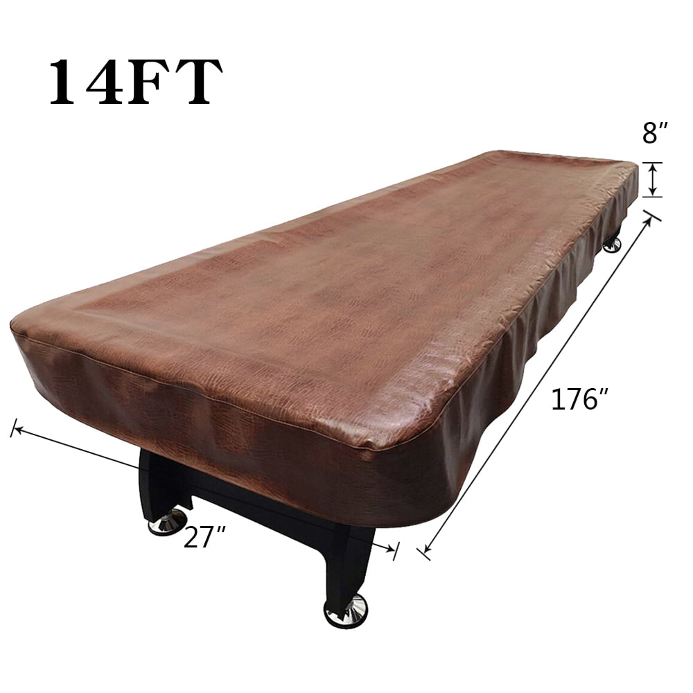 9' ft foot Heavy Duty  PU Leather Shuffleboard Table Cover Waterproof Protector 