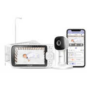 Hubble Nursery Pal Skyview Baby Monitor, 5" HD Baby Monitor with Crib Mount Camera