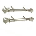 thumbnail image 2 of Domovina Chris 1.5 - inc  dia. Side Curtain Rod 12-20 inch long, Set of 2-Color:Satin Nickel, 2 of 2