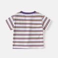 thumbnail image 5 of UAYOTSE Boys Girls Spring Summer Pajama Set Kids short Sleeve Sleepwear with Pockets,Sizes 5-6 Years, 5 of 7