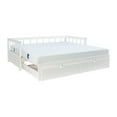 thumbnail image 4 of Linon Macey Lit de Jour Simple à Très Grand 2 Tiroirs Spacieux en Pin Blanc, 4 of 32